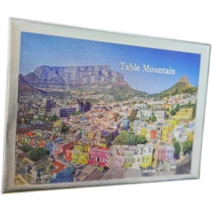 Fridge Magnet Foil Table Mountain South Africa Flag