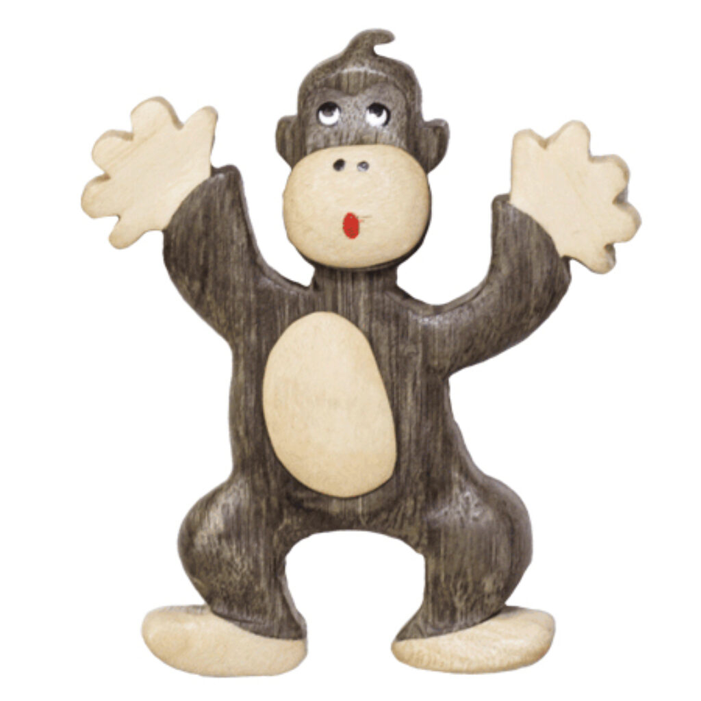 South Africa Bao Monkey Jumping fridge magnet product image