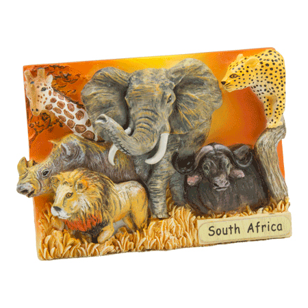 Magnet Big 5 South Africa Flag