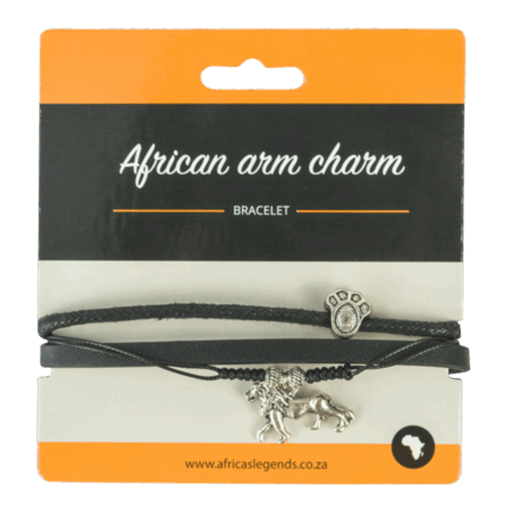 South Africa Paw Lion Black bracelet product image