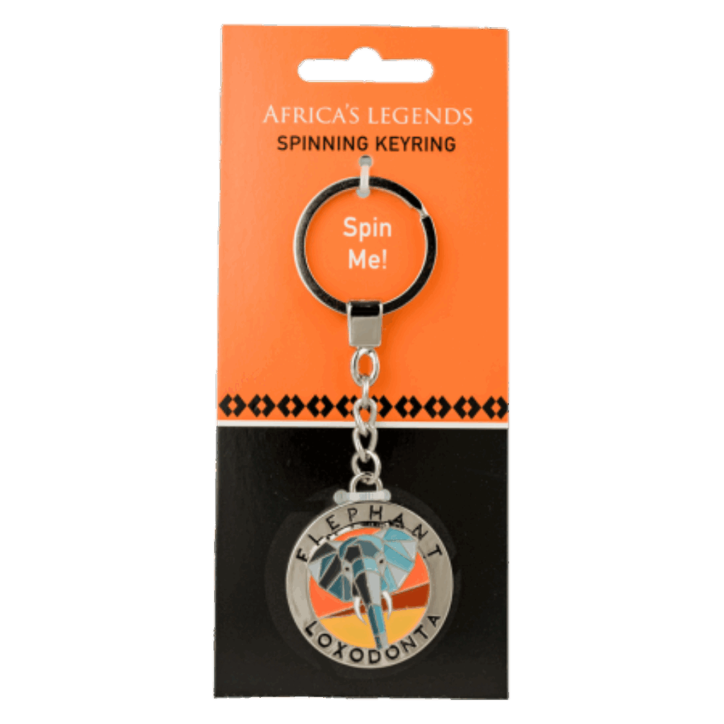 South Africa Fidget Spinner Ele Grey Blue keyring product image