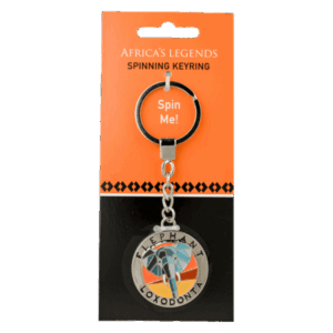 Key Ring South Africa Flag Fidget Spinner Ele Grey Blue
