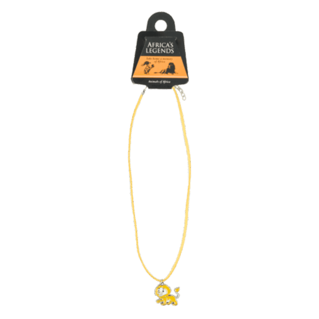 South Africa Lion Pendant Yellow necklace product image