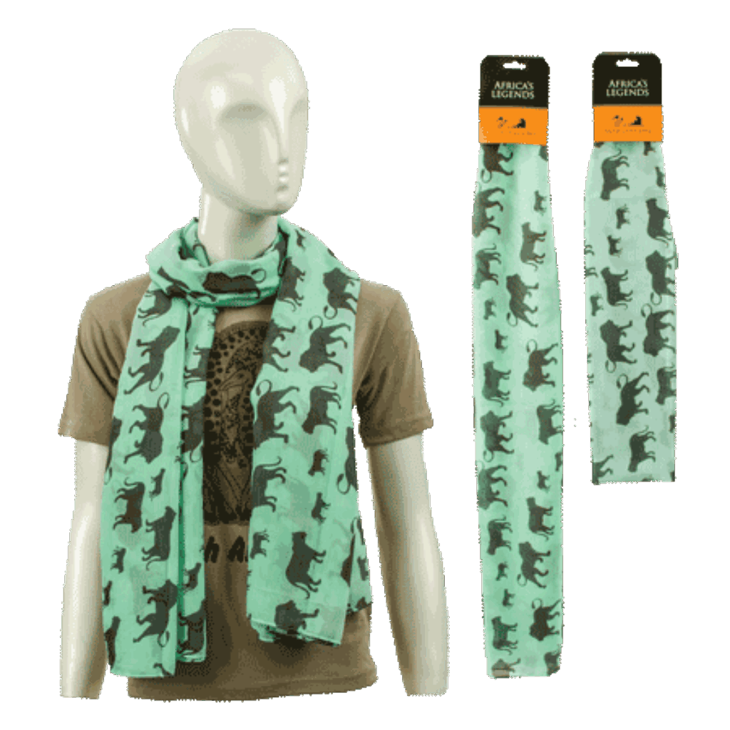 South Africa Lion Green Small scarf product image