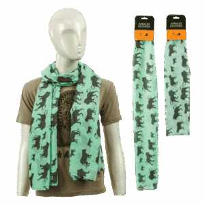 Scarf Lion Green Small South Africa Flag