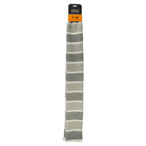 Scarf Stripe Two Tone Grey South Africa Flag