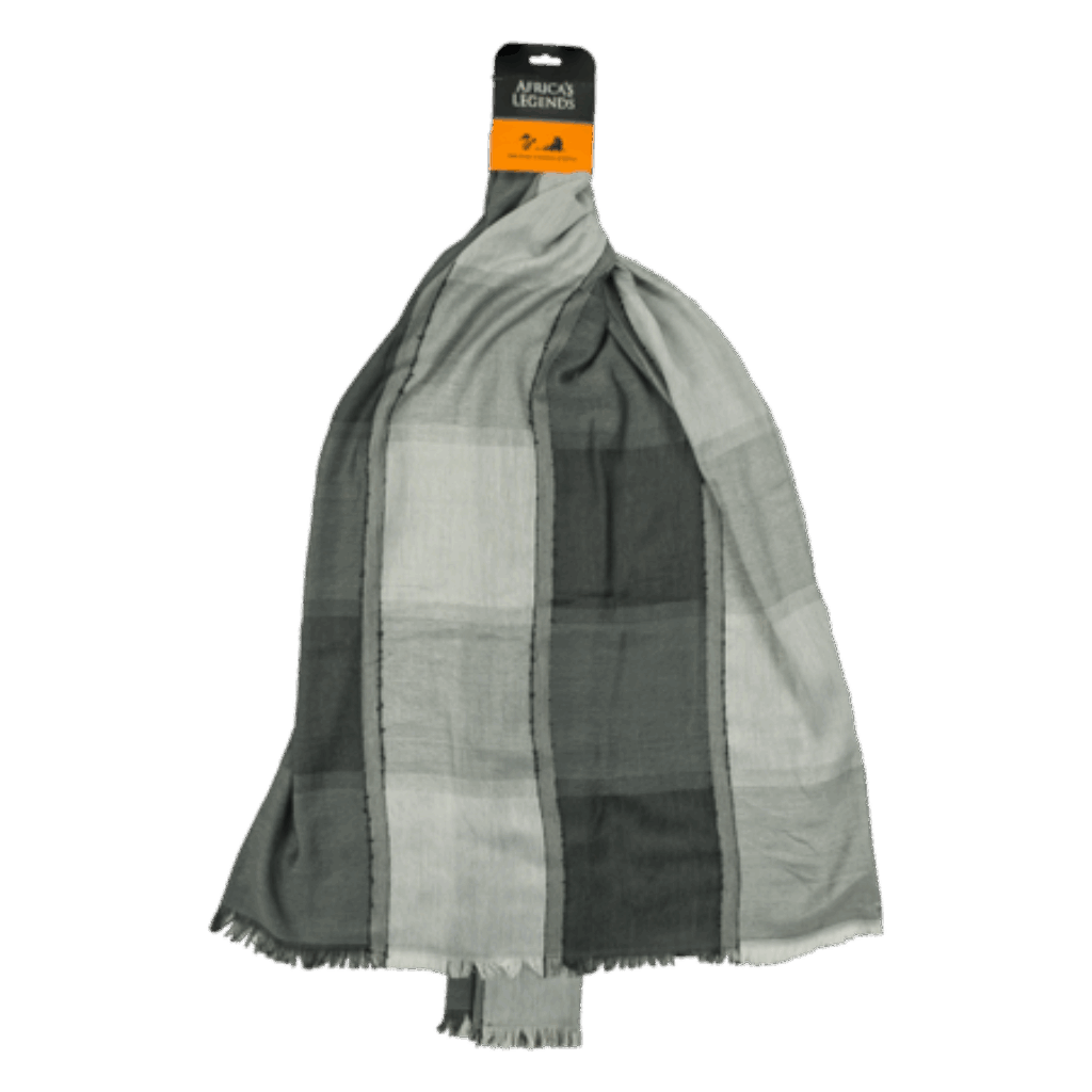 South Africa Squares Two Tone Grey scarf product image