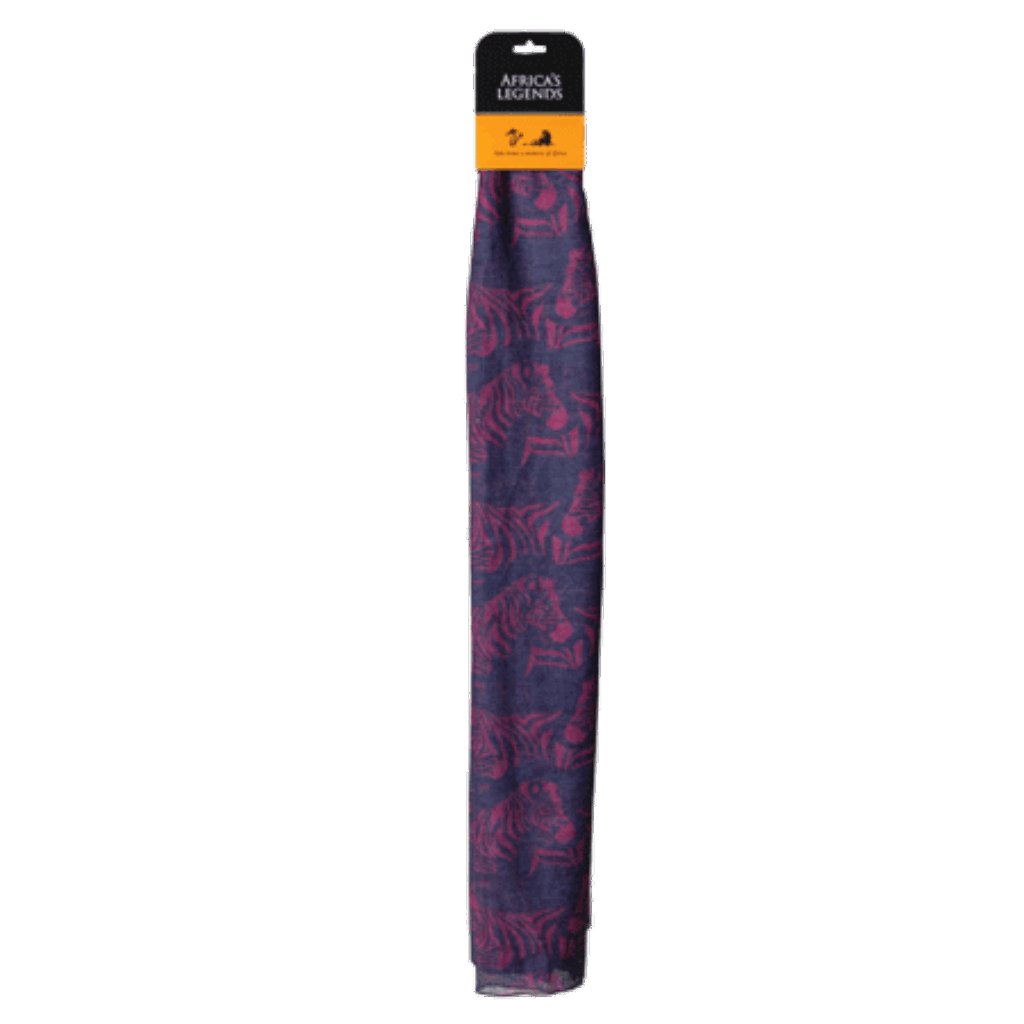 South Africa Zebra Purple scarf product image