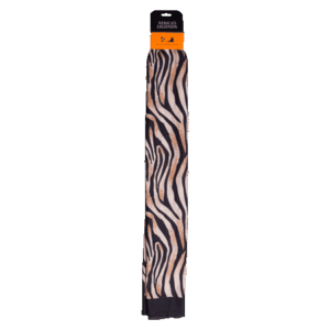 Scarf Zebra Large Cream Black South Africa Flag