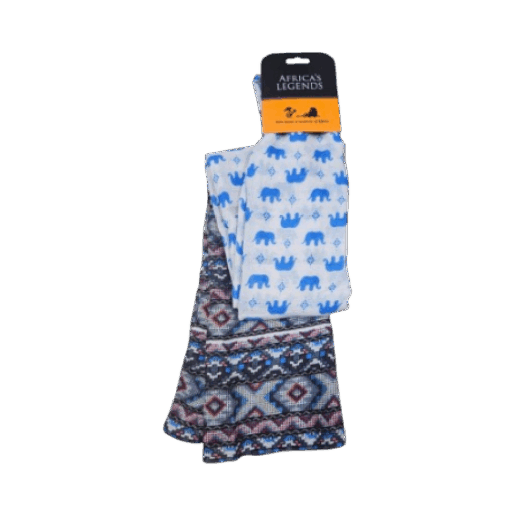 South Africa Elephant Blue scarf product image