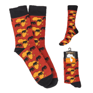 Sock Ele Africa Map South Africa Flag