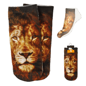 Socks Secret Lion Face South Africa Flag