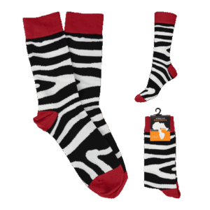Sock Zebra Print South Africa Flag