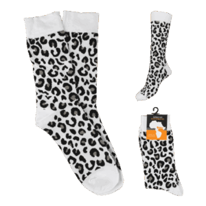Sock Leopard Print South Africa Flag