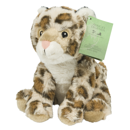 Eco Leopard 19cm South Africa Flag