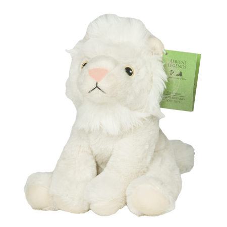 Lion White 18Cm South Africa Flag