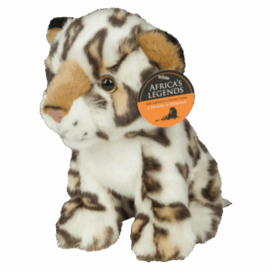 White Leopard 18Cm South Africa Flag