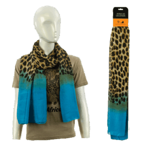 Scarf Duo Turq Large South Africa Flag