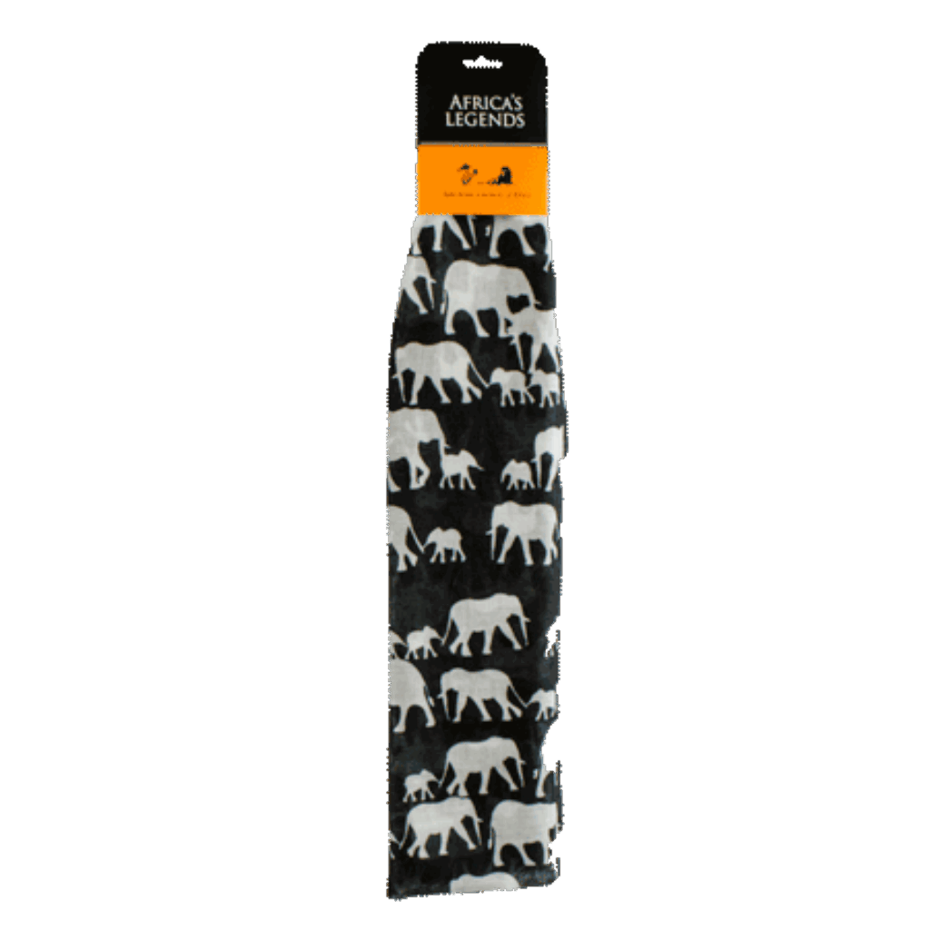 South Africa Elephant Black Small scarf product image