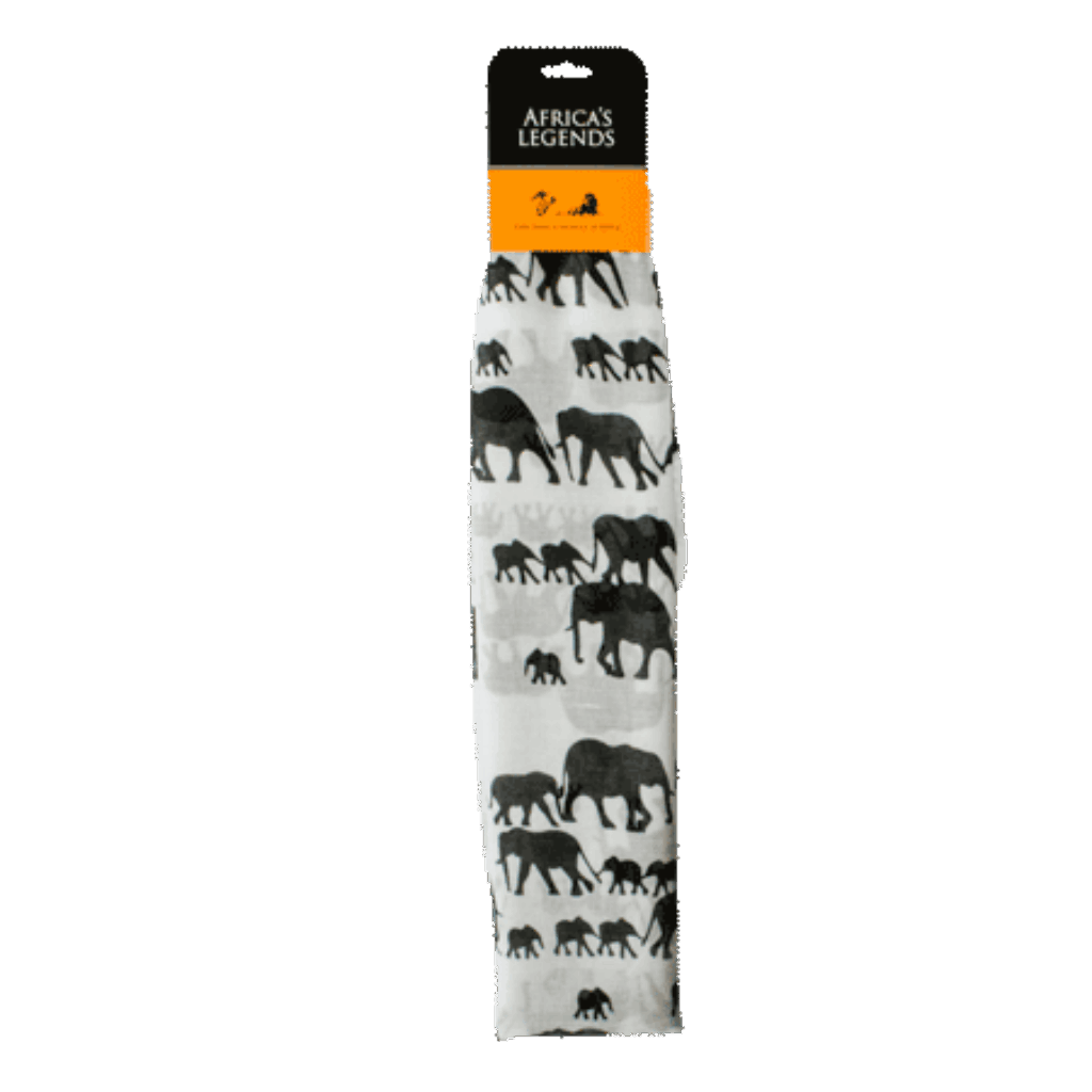 South Africa Elephant White Small scarf product image