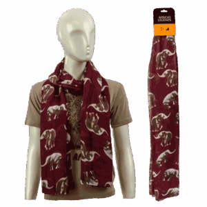 Scarf Elephant Red Large South Africa Flag