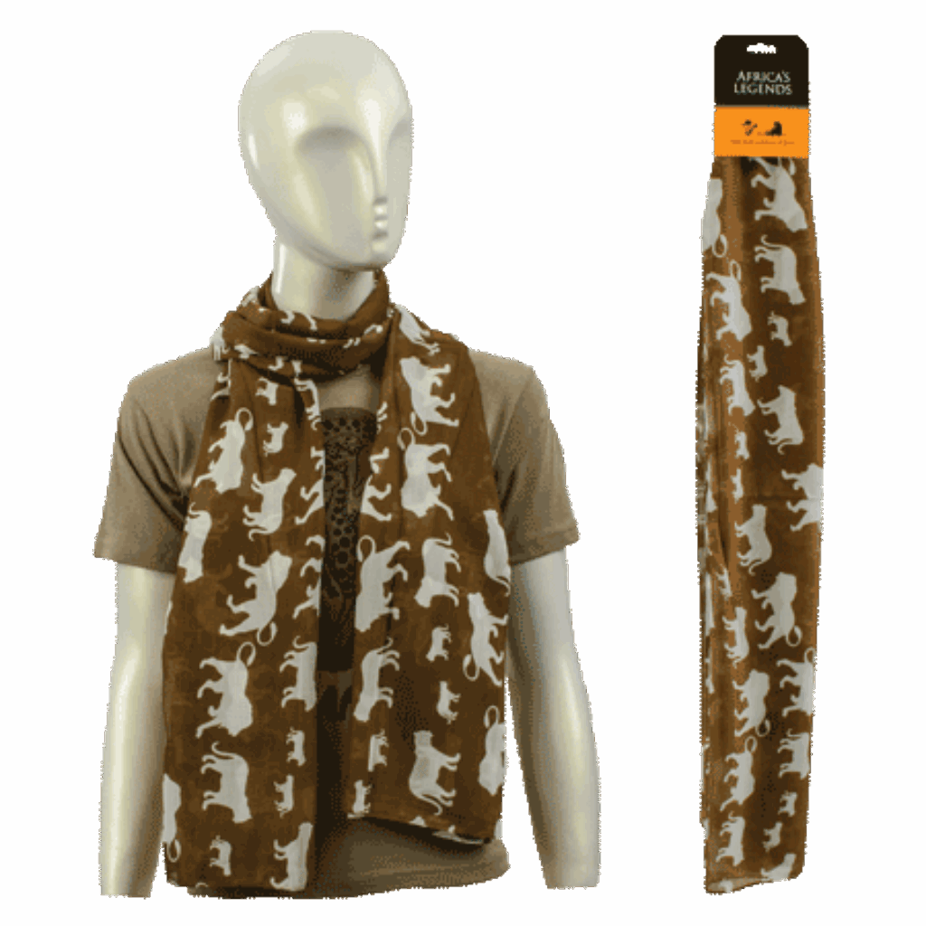 South Africa Lion Brown Large scarf product image
