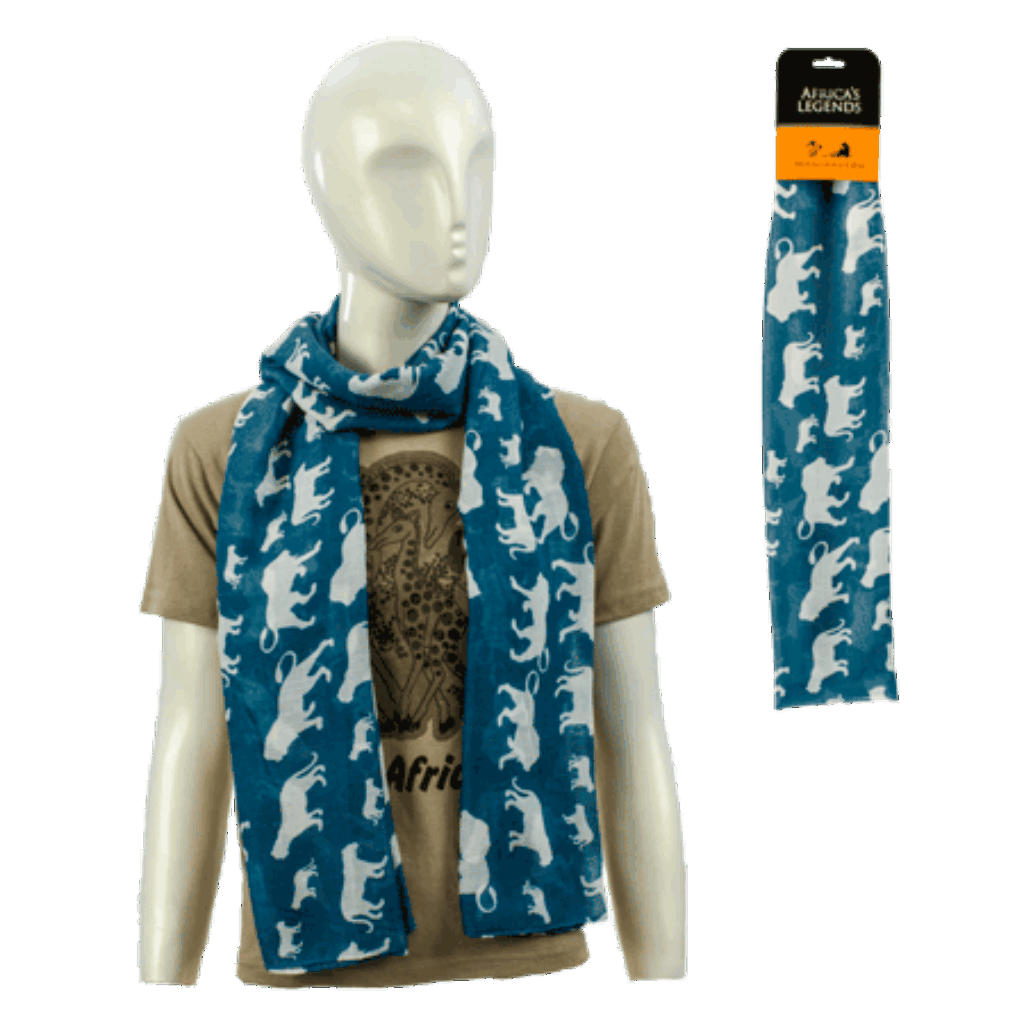South Africa Lion Blue Small scarf product image
