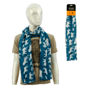 Scarf Lion Blue Small South Africa Flag