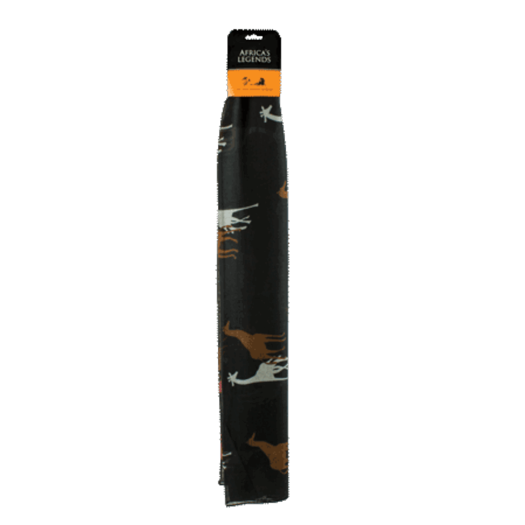 South Africa Giraffe Multi Black scarf product image