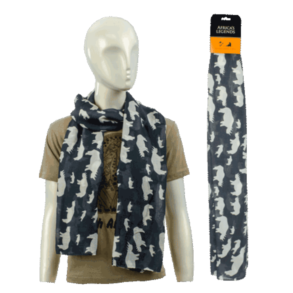 South Africa Rhino Grey Large scarf product image