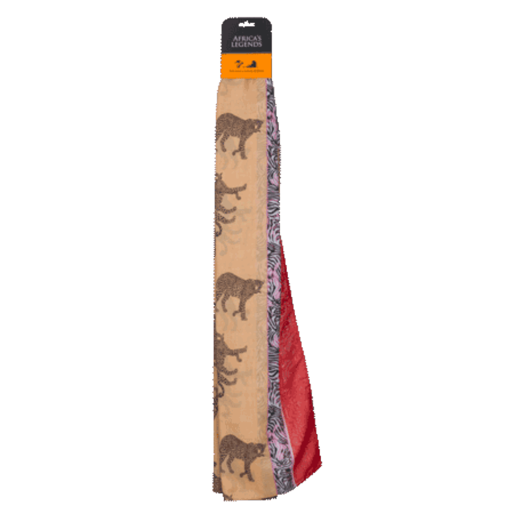 South Africa Leopard Peach scarf product image