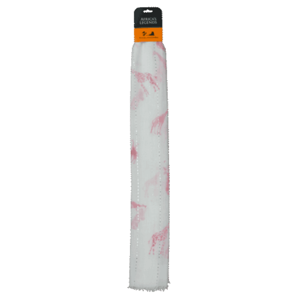 South Africa Giraffe Pink Silver scarf product image