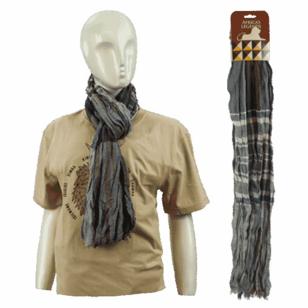 South Africa Check Blue Teal scarf product image