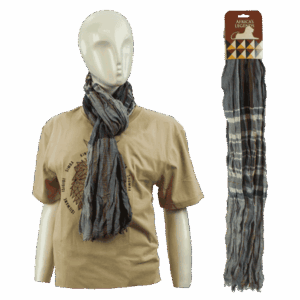 Scarf Check Blue Teal South Africa Flag