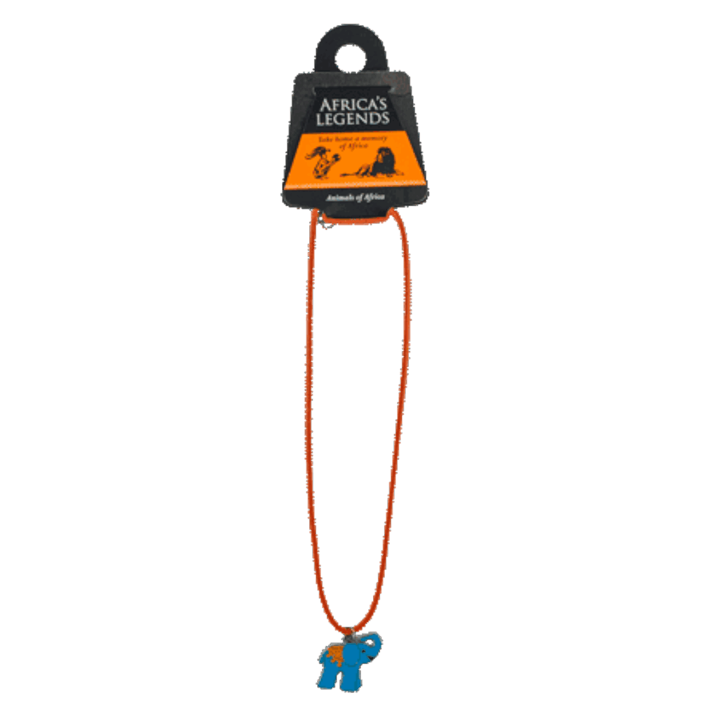 South Africa Elephant Pendant Blue necklace product image