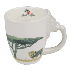 Mug Lion South Africa Flag