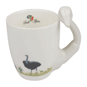 Mug Ostrich South Africa Flag