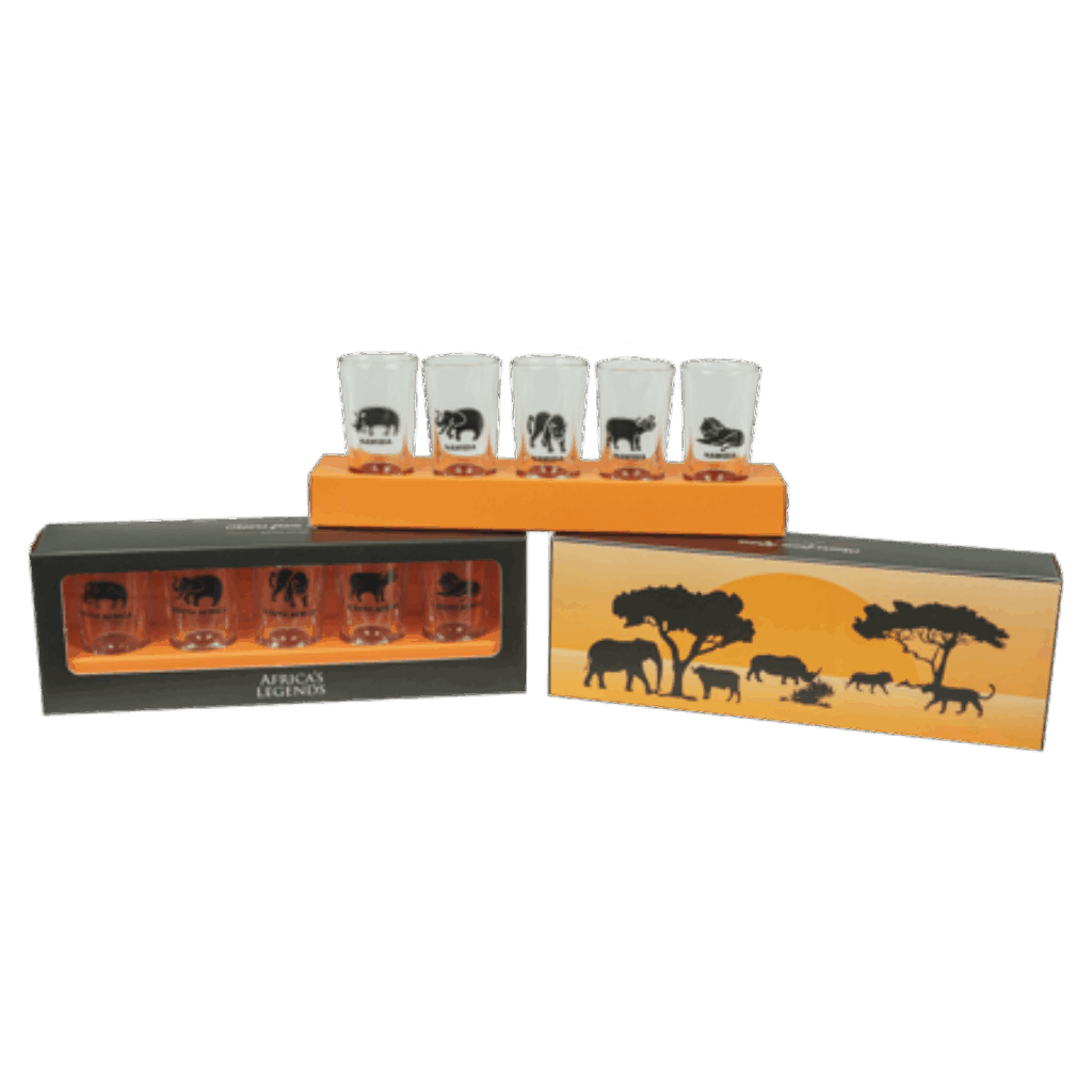 South Africa Big Five shot glass product image