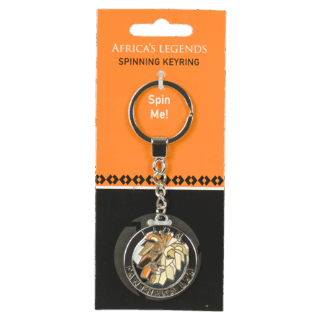 South Africa Fidget Spinner Lion Green keyring product image
