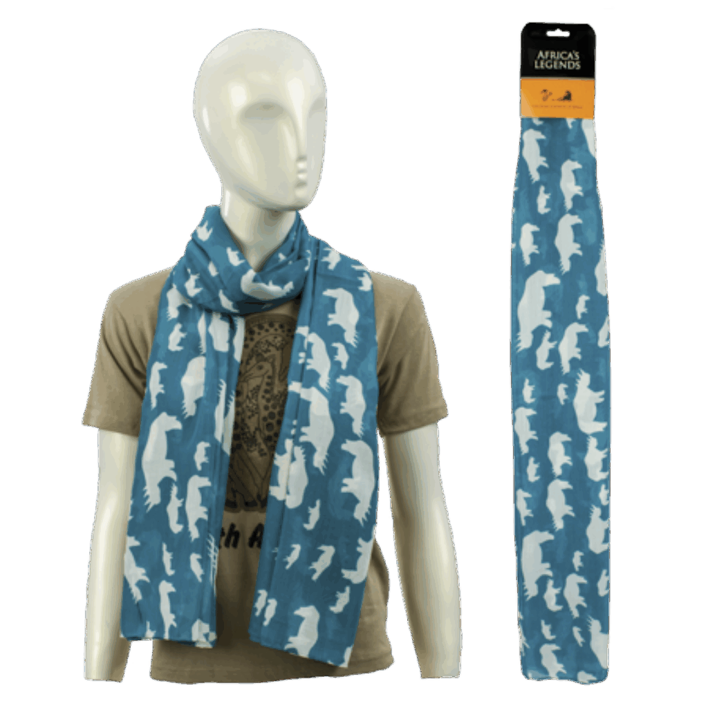 South Africa Rhino Turq Large scarf product image